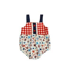 Marie Nicole 4th of July Bubble Suit/Romper - Size 6-12 months - New without Tag